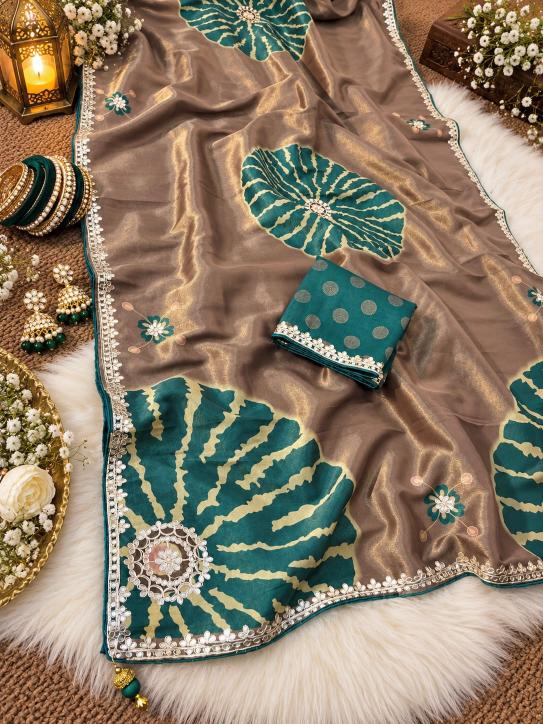 Vinayak gota patti work saree wholesalers in india for clothes